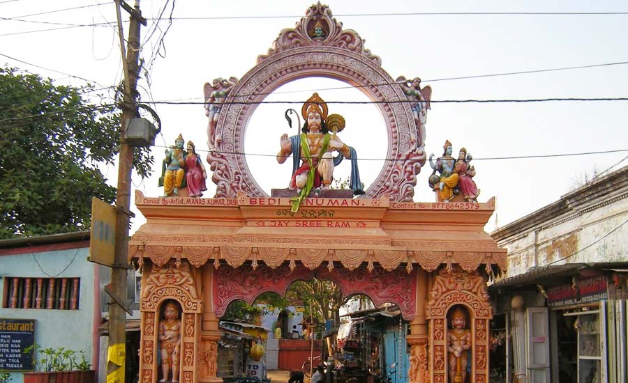 Bedi Hanuman Temple Puri