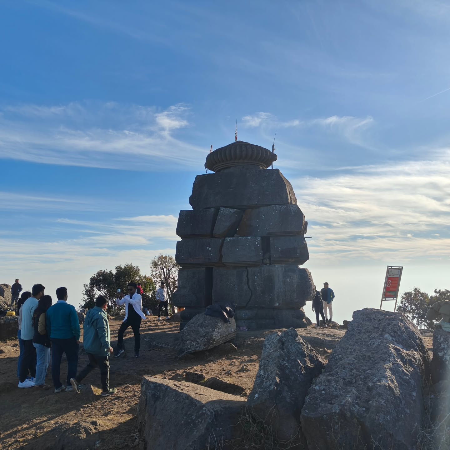 Mahendragiri Peak view from cab